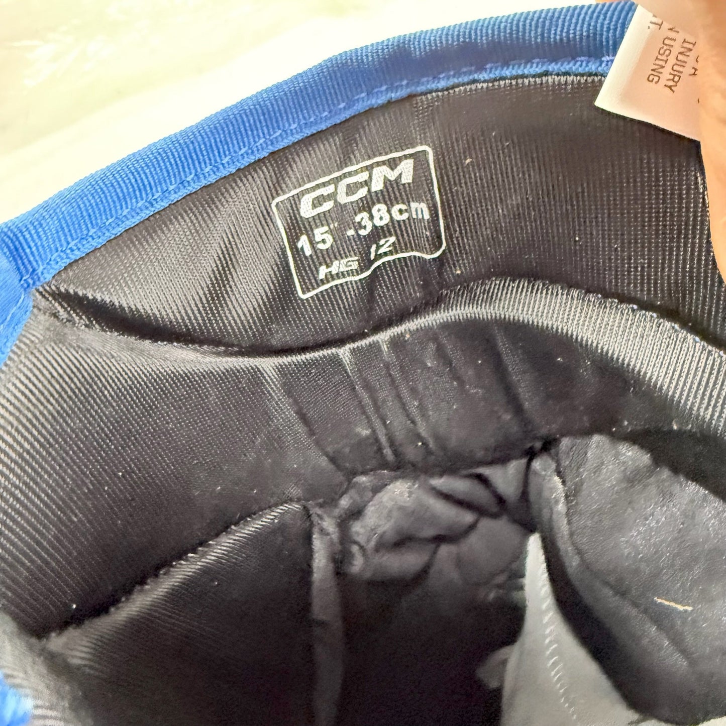 New Blue and White CCM HG12 Gloves | Colorado Avalanche | 15" - #191035289819