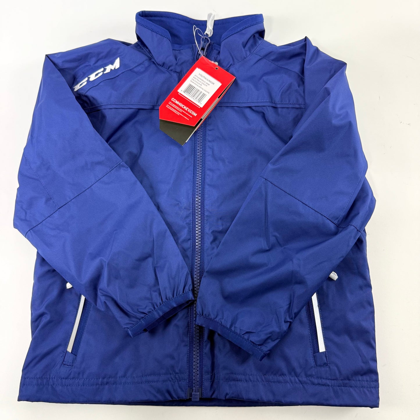 New Royal Blue CCM Youth Light Weight Rink Suit Jacket | Youth XXS | #888600282329 - Top Flight Hockey
