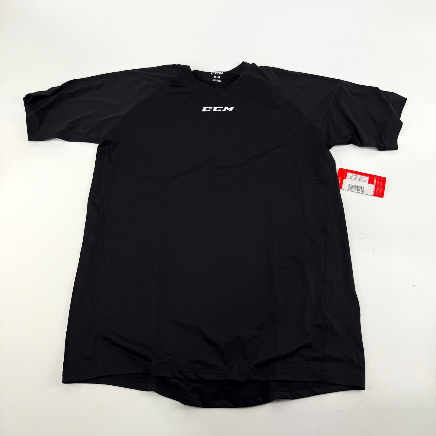 New Black CCM Men's Loose fit Short Sleeve Shirt | Senior M | #191520510695 - Top Flight Hockey