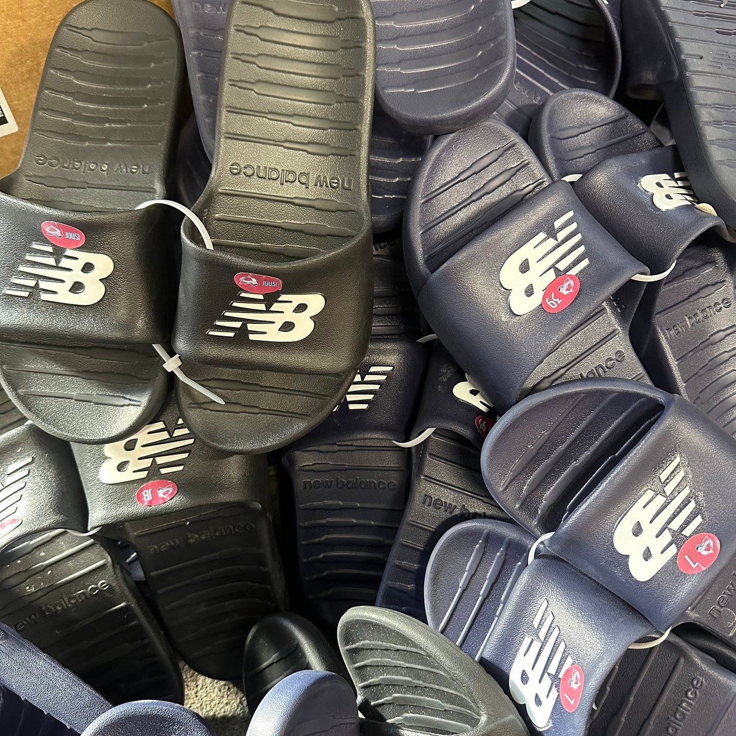 Used | Colorado Avalanche NHL New Balance Sandals with Logo and Player #