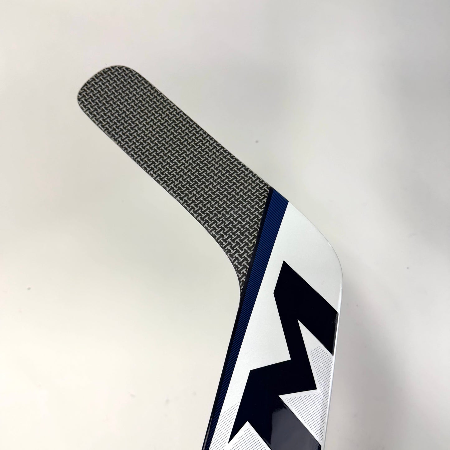 New Regular Blue and White CCM Eflex 5 Pro Goalie Stick | 26" Paddle Custom Curve | M511