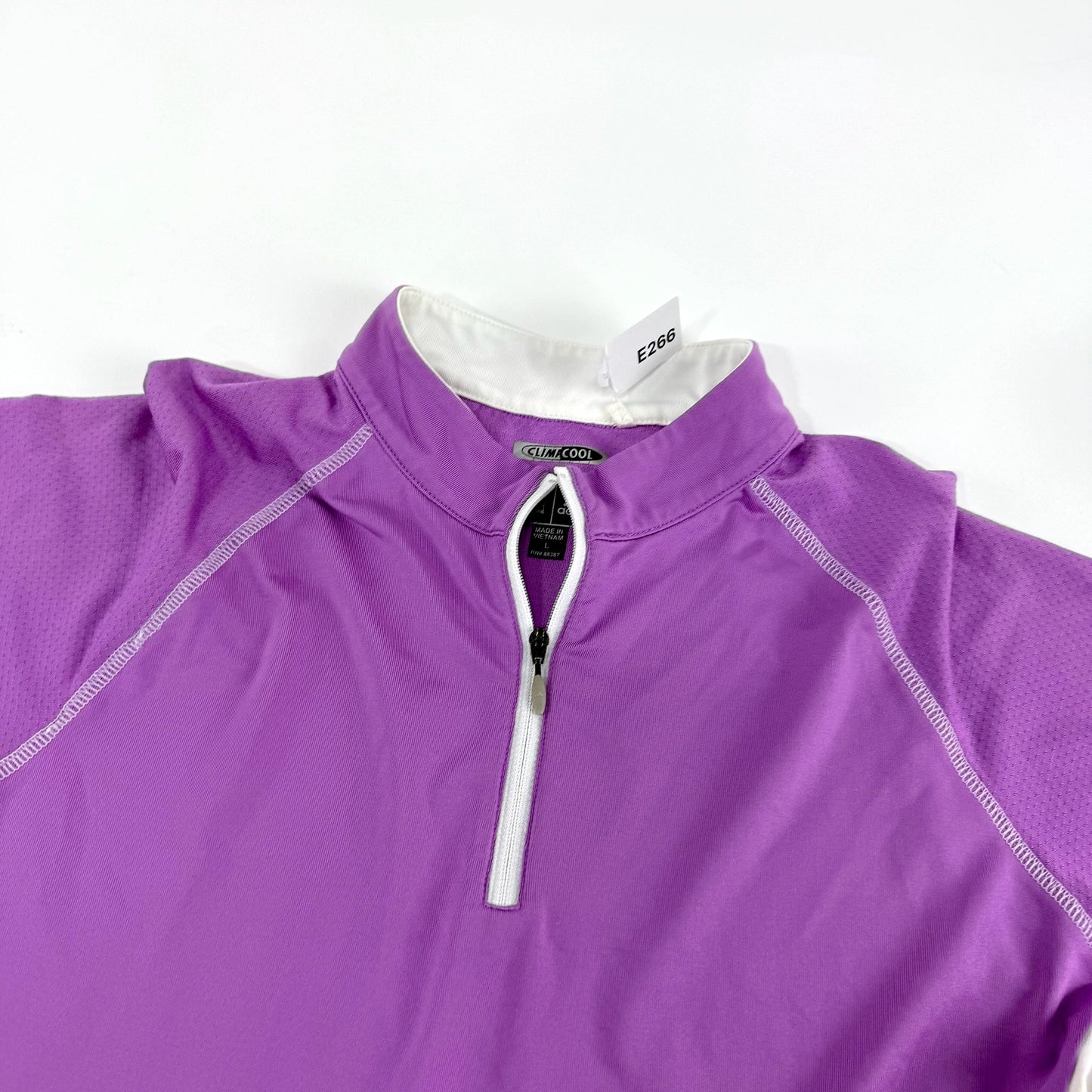 Used Purple Adidas UWSP Pointers Womens Polo | Womens Large | E266 - Top Flight Hockey