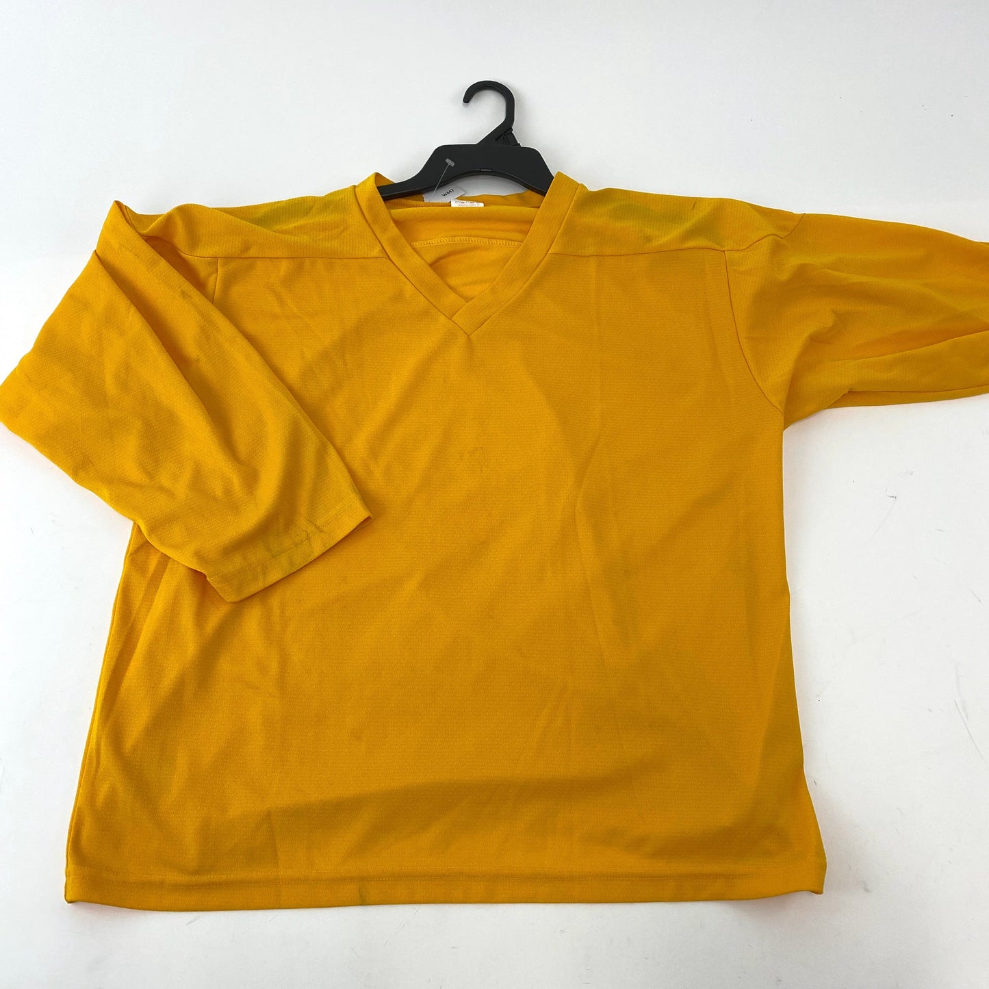 Used Blank Yellow Practice Jersey | Senior Small | W447 - Top Flight Hockey