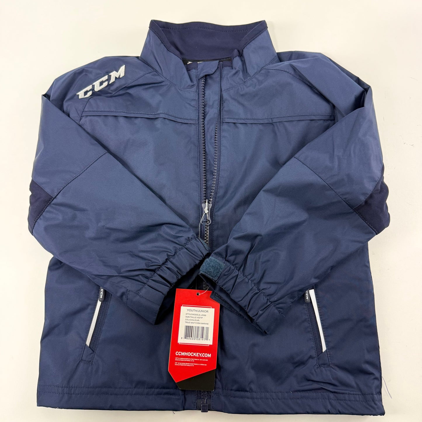 New Navy CCM Youth Premium Skate Suit Jacket | Youth XS | #888600281971 - Top Flight Hockey