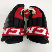 New Black and Red CCM HG97 Gloves | Hurricanes | 14" - #191035207509