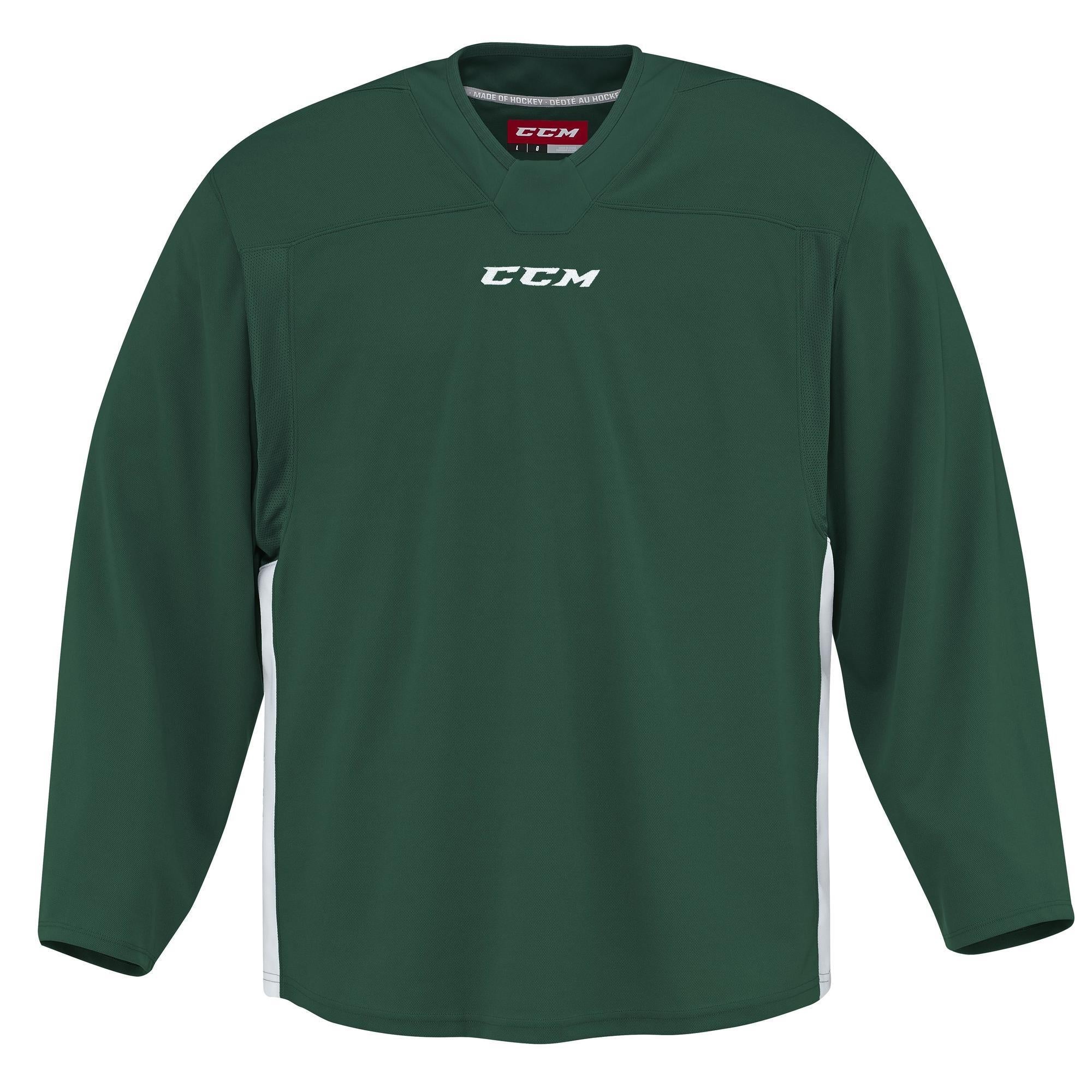 New CCM 6000 Series Quicklite Practice Jersey Dark Green | Senior L | #888600657684 - Top Flight Hockey
