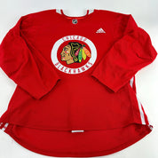 NIJHOFF #79 - Red Chicago Blackhawks Practice Jersey - Adidas MIC Size 56 - Top Flight Hockey
