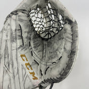 Used Vegas Knights White and Gold CCM E Flex 4 Glove | Regular | 590 Break | Subban