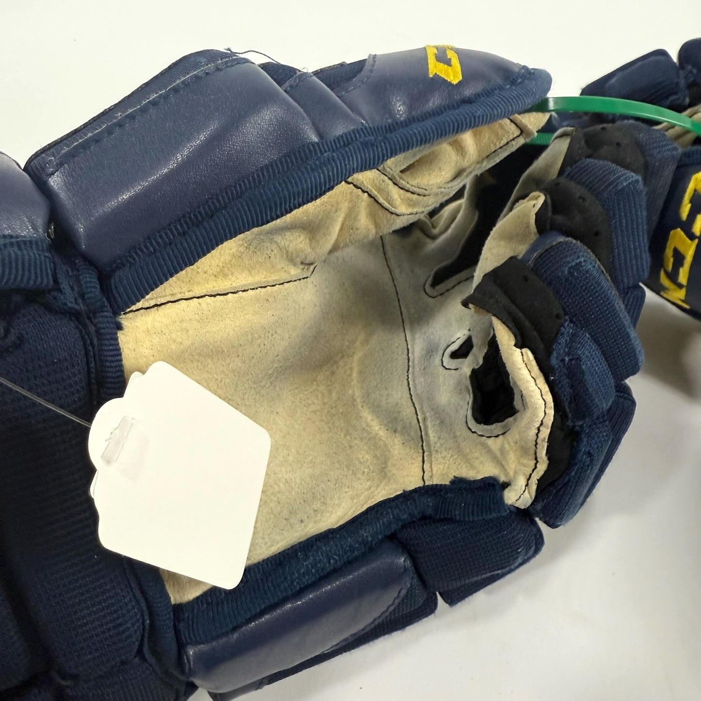 Used Navy STL Blues CCM HGCL Gloves | 14" | D111