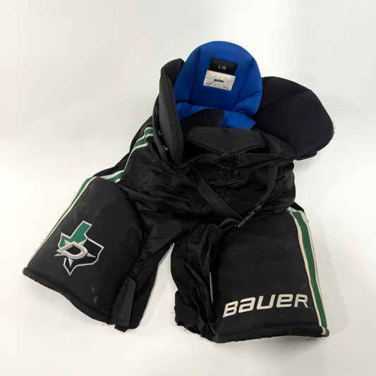 Used Black Dallas Stars Bauer Nexus Pro Pants | Jamie Benn | Large - J146