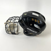 Used Black Bauer HH1000S Helmet with Cage | Senior Small | A1245