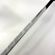 Brand New FULL RIGHT Black, White and Grey CCM Eflex 5 Goalie Stick - P4 Curve | 26" Paddle - Top Flight Hockey