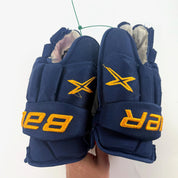 Used Navy STL Blues Bauer Vapor 2x Pro Gloves | 14" | D100 - Top Flight Hockey