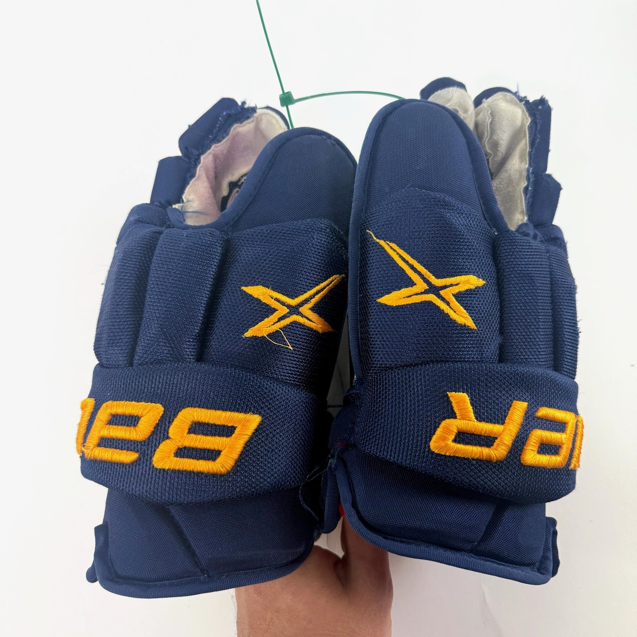 Used Navy STL Blues Bauer Vapor 2x Pro Gloves | 14" | D100 - Top Flight Hockey