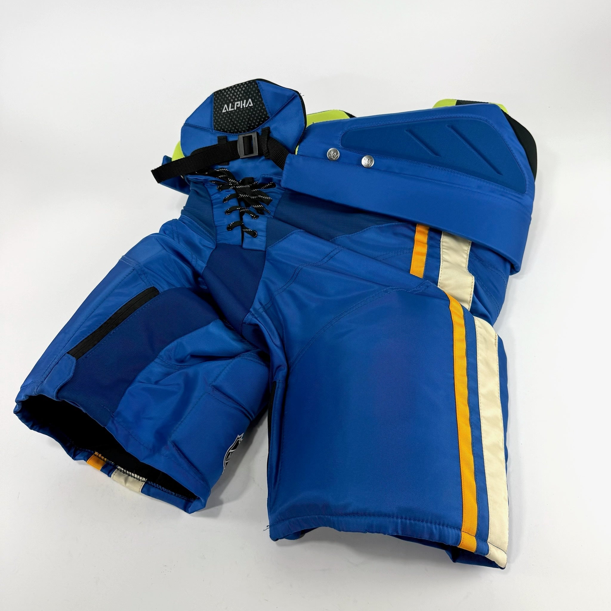 New STL Blues Winter Classic Warrior Alpha Pro Pants | Medium | J629 - Top Flight Hockey