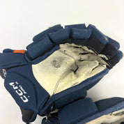 Used Navy CCM Jetspeed Pro Gloves | 14" | D379