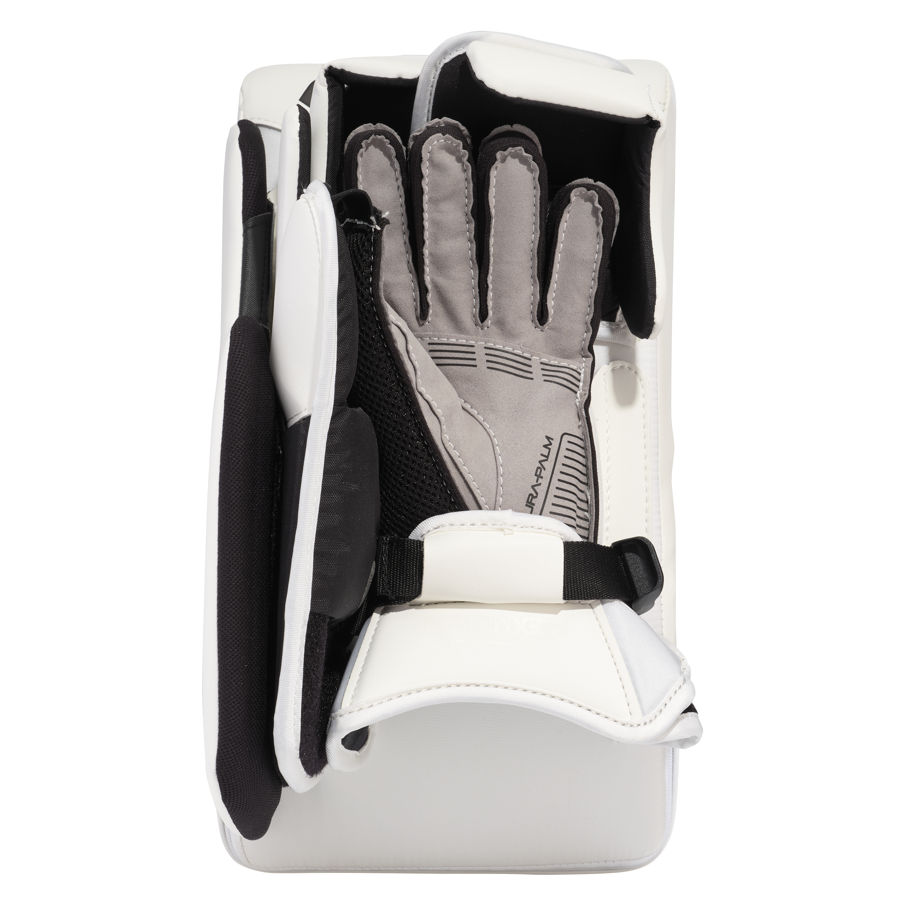 New CCM White Axis 2.9 SDC Goalie Blocker | Full Right | Intermediate | #191520483326 - Top Flight Hockey