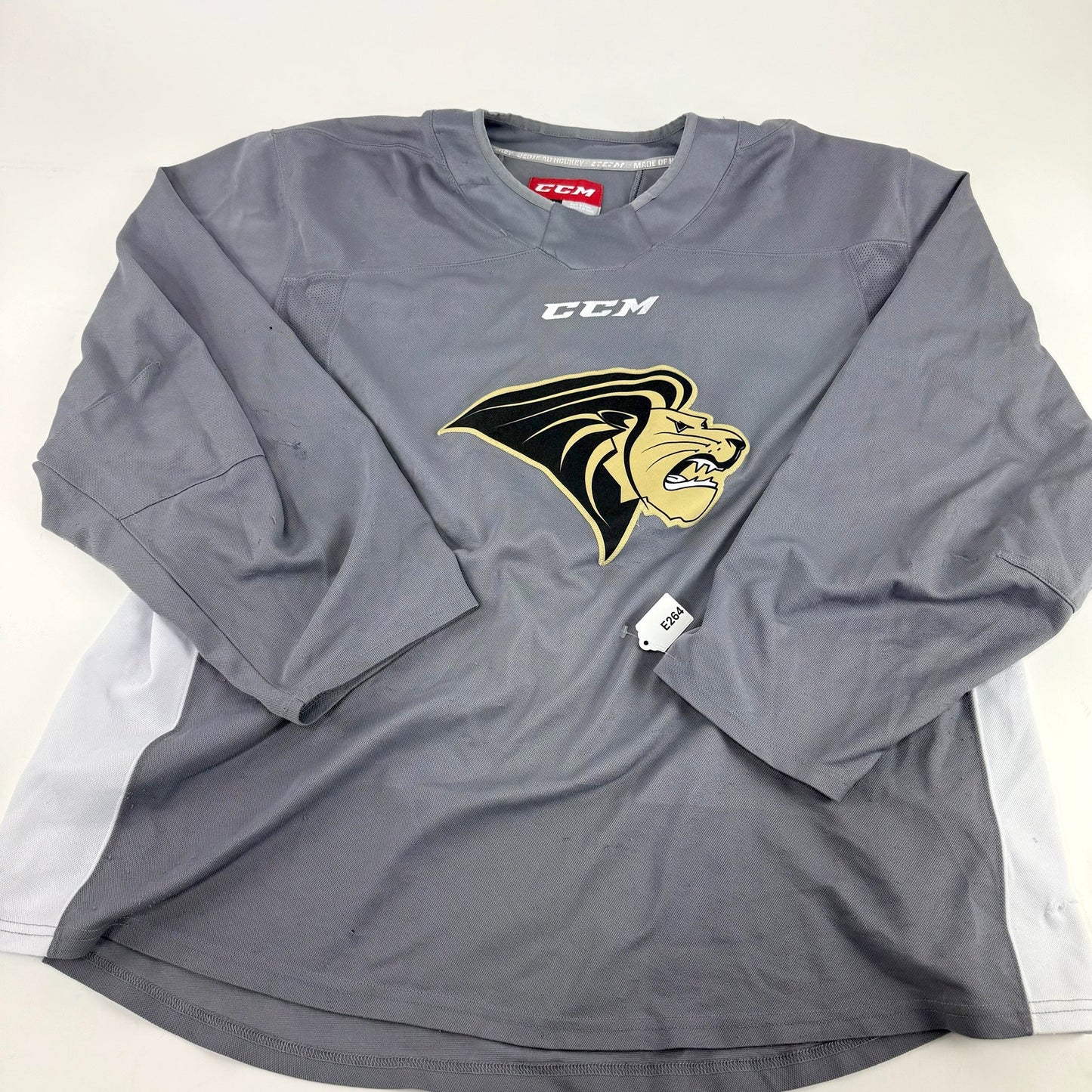 Used Grey Lindenwood CCM Practice Jersey | XL | E264 - Top Flight Hockey