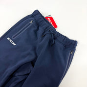 New Navy CCM Youth Premium Tapered Fleece Pant | Youth XL | #191520015695 - Top Flight Hockey