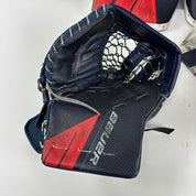 Used Red White Blue Bauer Supreme Ultra Sonic Full Goalie Set | Full Right | 35+1"