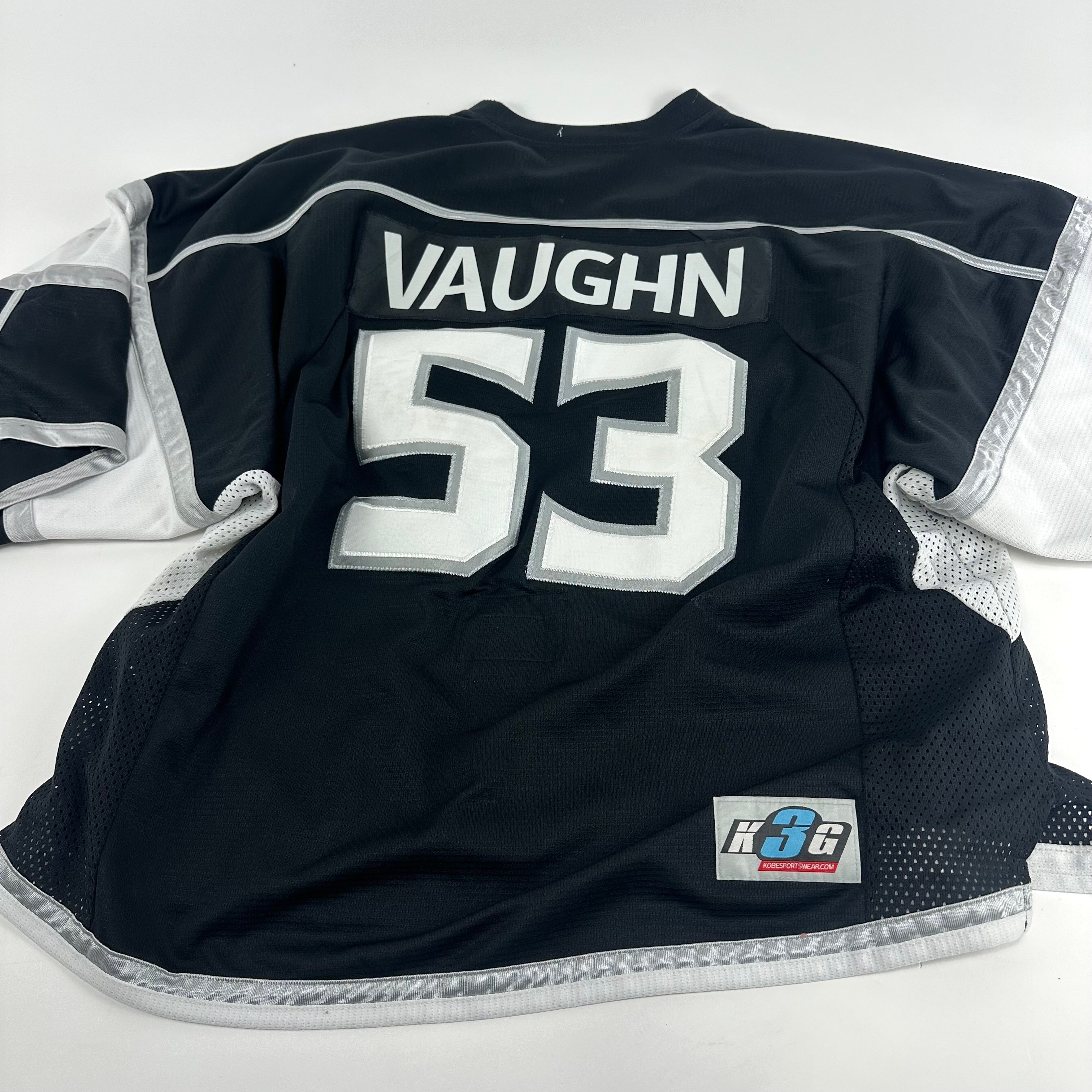 Used Black Toronto Blue Ice Jets Jersey | Vaughn #53 | Goalie Cut | C498