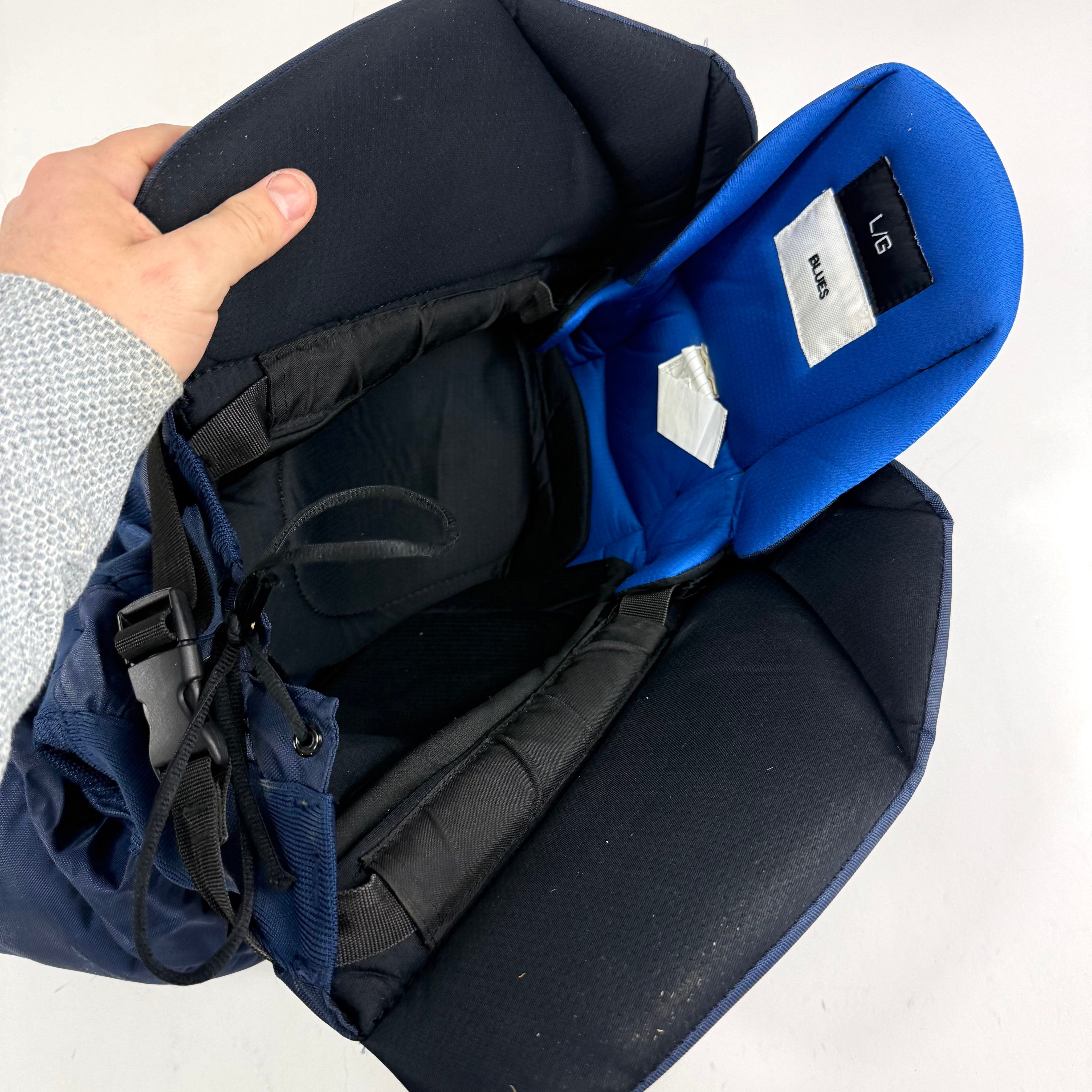 Used STL Blues Navy Bauer Nexus Pro - Large - #R564 - Top Flight Hockey