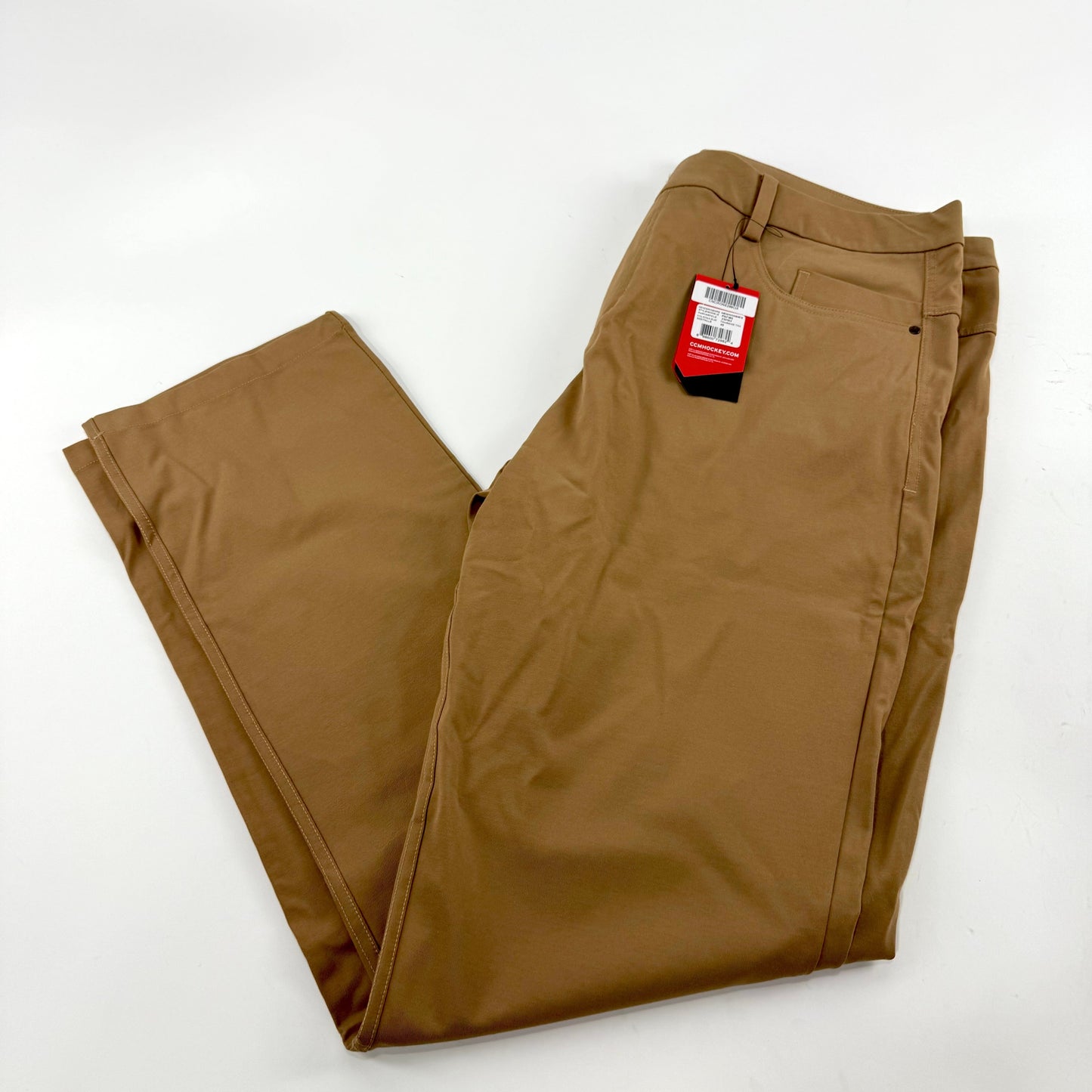 New Tan CCM Mens Travel Pant | 40" | #888600729824