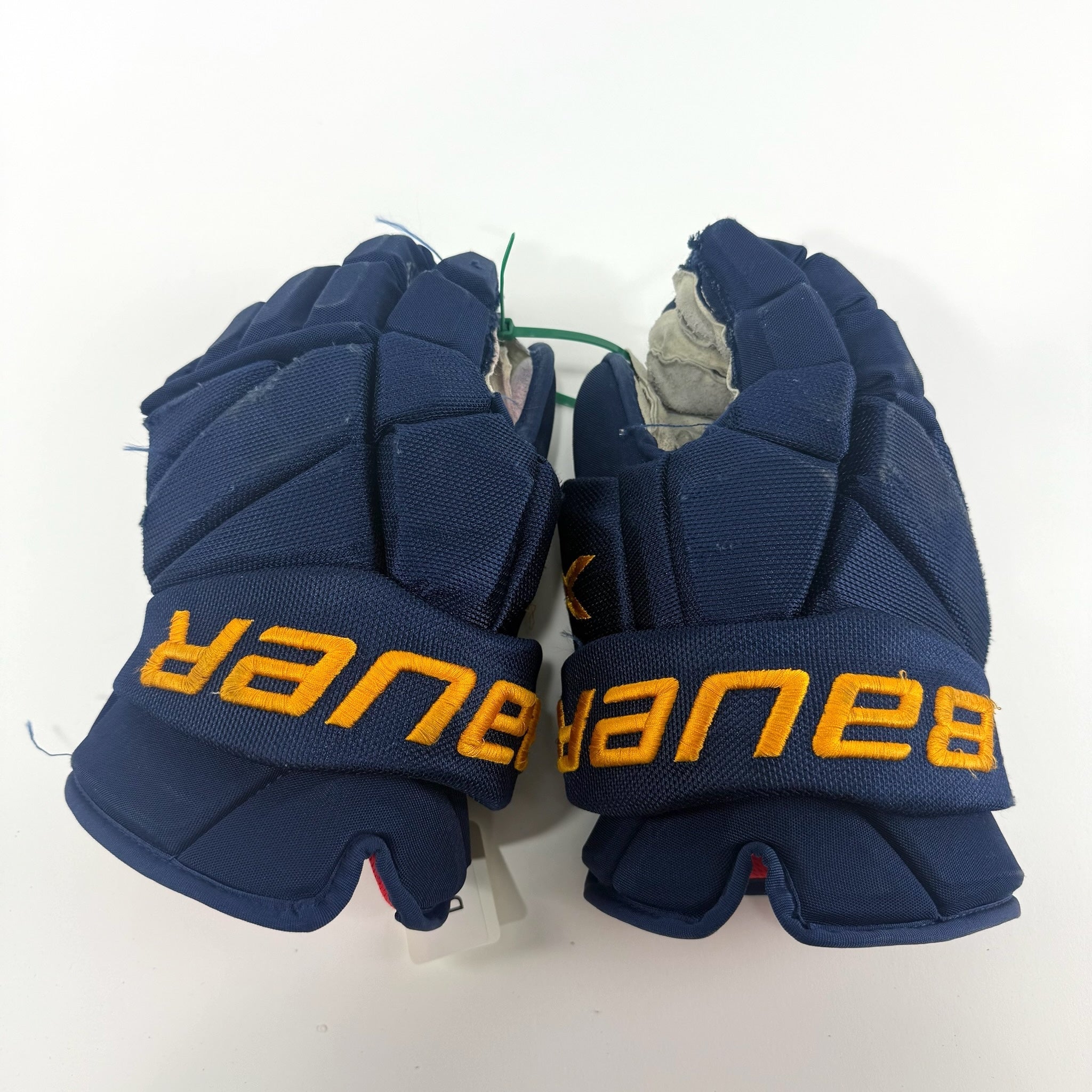 Used Navy STL Blues Bauer Vapor 2x Pro Gloves | 14" | D100 - Top Flight Hockey