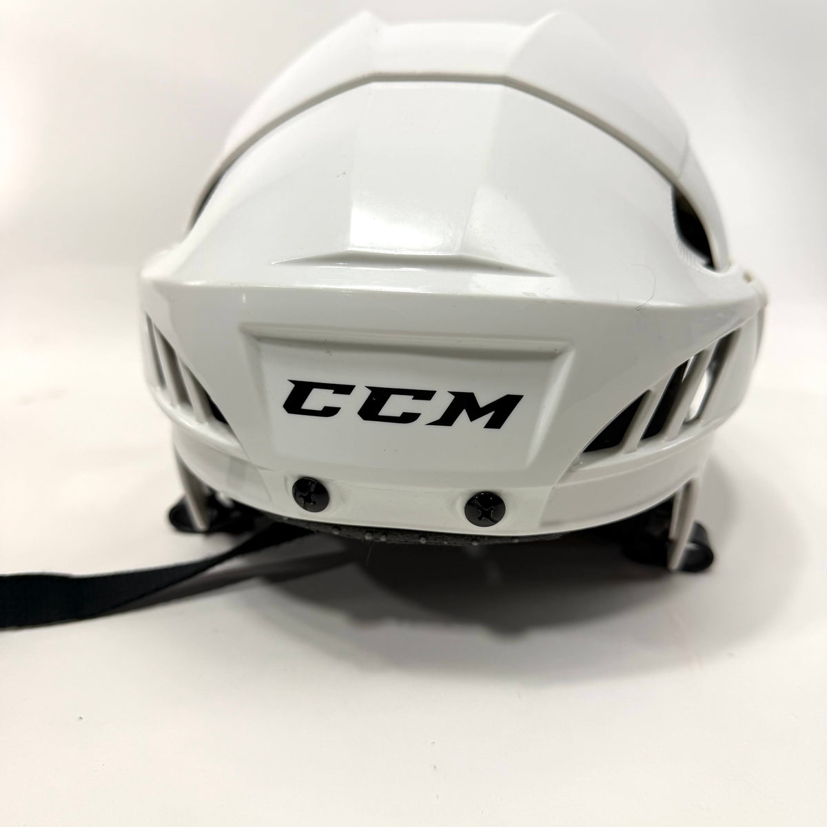 Used White CCM FL40 Helmet | Senior Medium | AB224