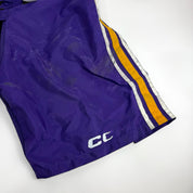 Used Purple and Yellow CCM PP10 Goalie Shell | Sr Large/XL | E356