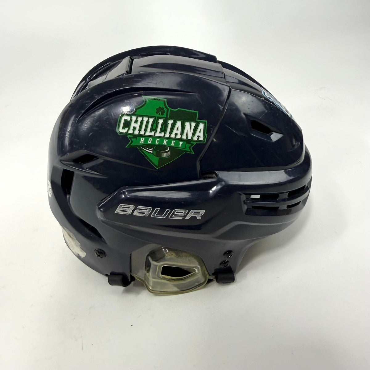 Used Navy Bauer Re-akt Helmet | Senior Small | AB343