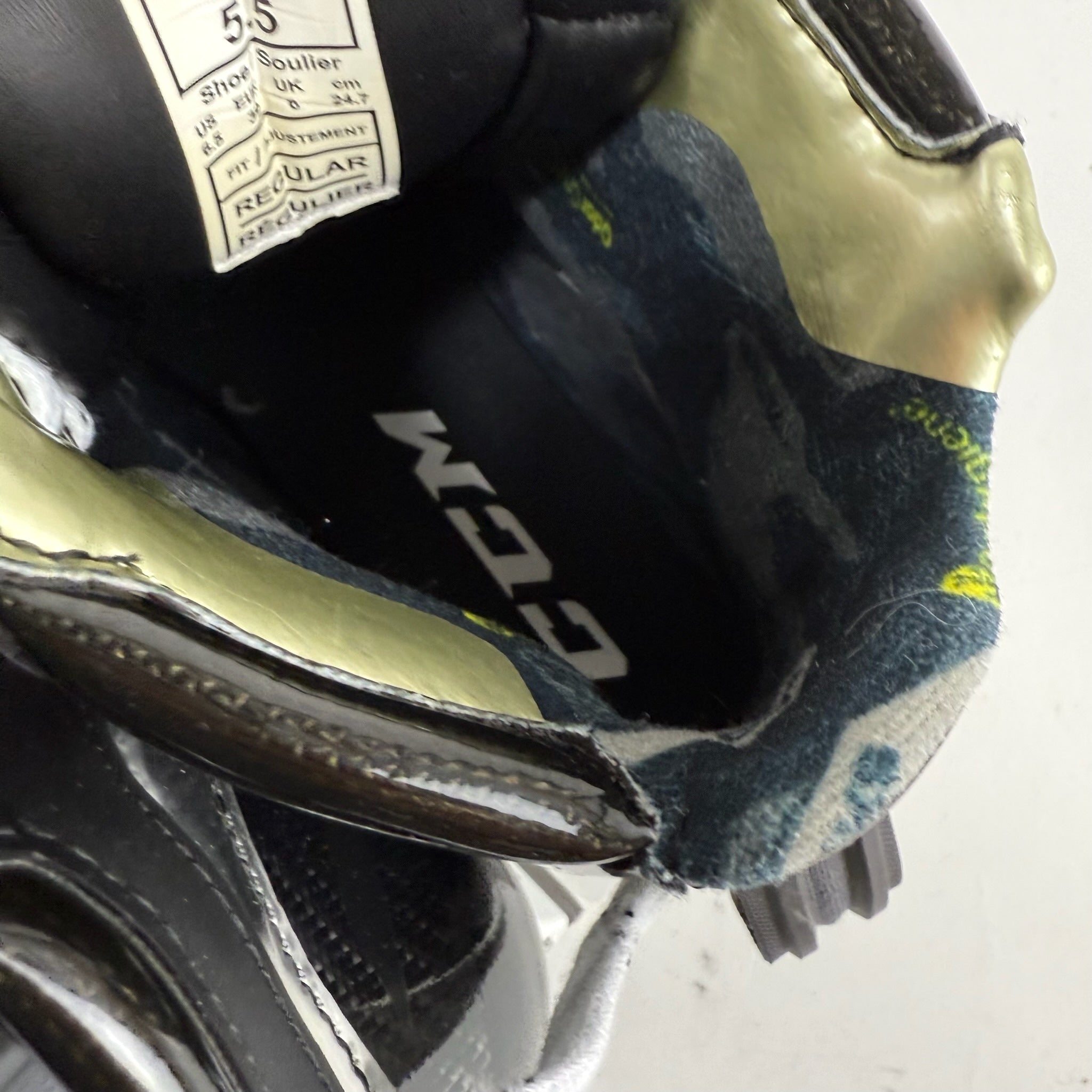 Used CCM Tacks ASV Pro Goalie Skate Prototype | 5.5 R | E331 - Top Flight Hockey