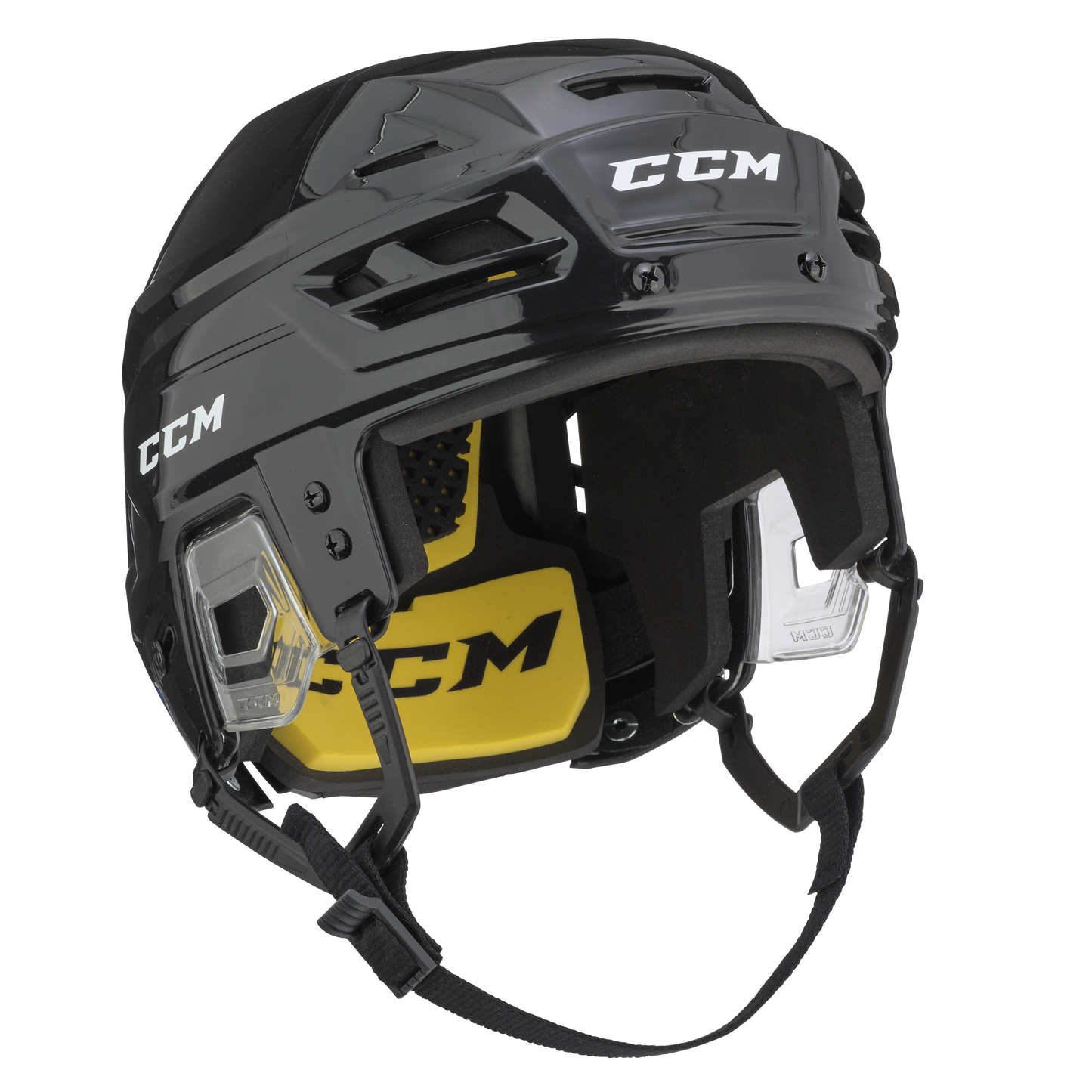 New Black Senior Small CCM Tacks 210 Helmet - Top Flight Hockey