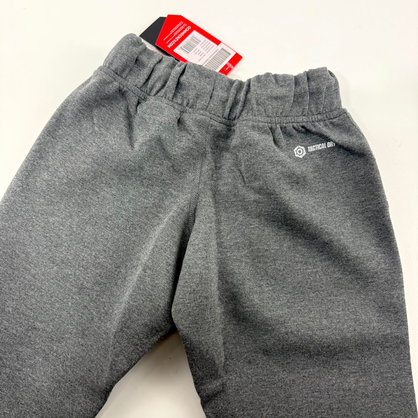 New Dark Grey CCM Youth Premium Tapered Fleece Pant | Youth XXS | #191520015589