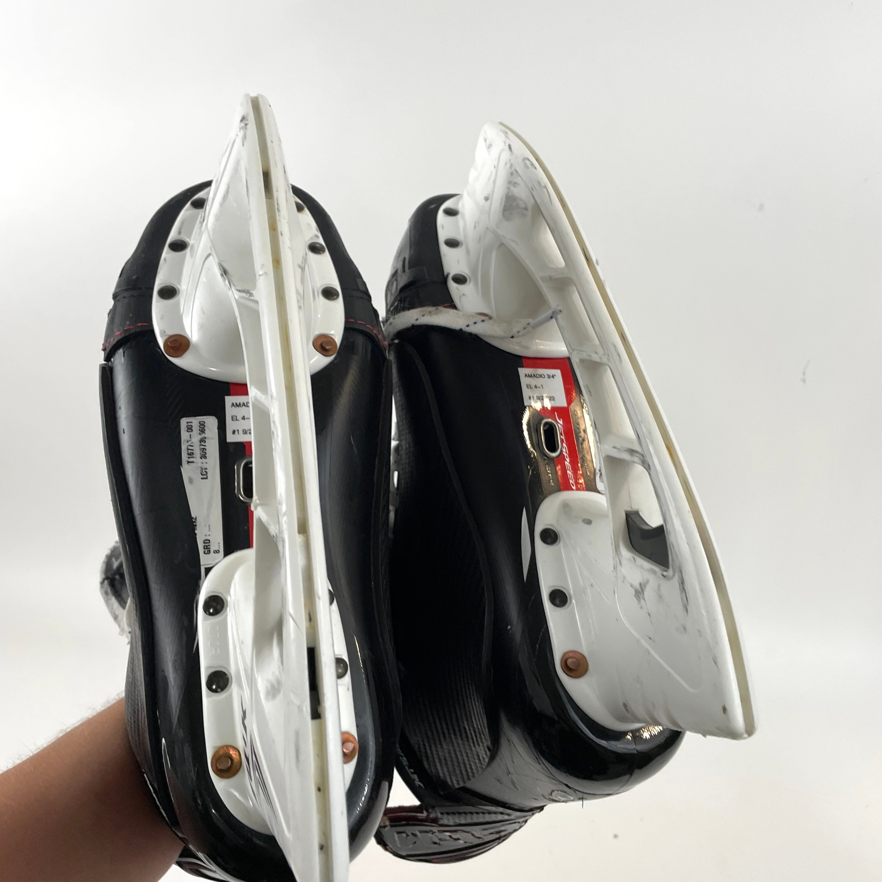 Used CCM Jetpseed FT4 Pro Skates | Size 8D | Amadio | Vegas Golden Knights | A1265