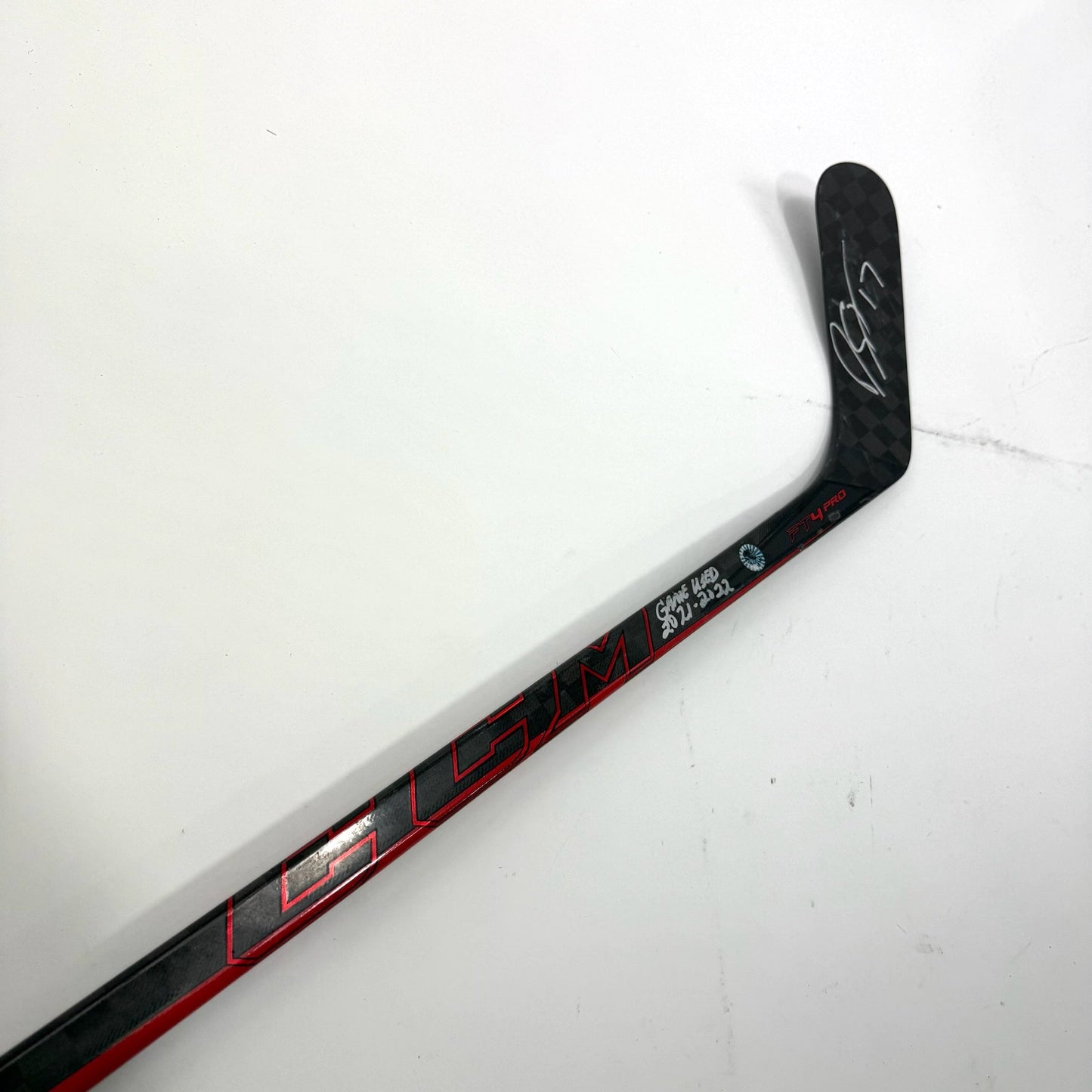 Game Used and Autographed Left CCM Jetspeed FT4 Pro | 85 Flex P92M Curve Grip | Dylan Strome | BH208 - Top Flight Hockey