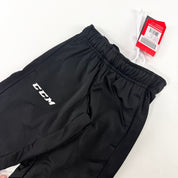 New Black CCM Youth Team Training Cuffed Pant | Youth XXS | #888600283654 - Top Flight Hockey