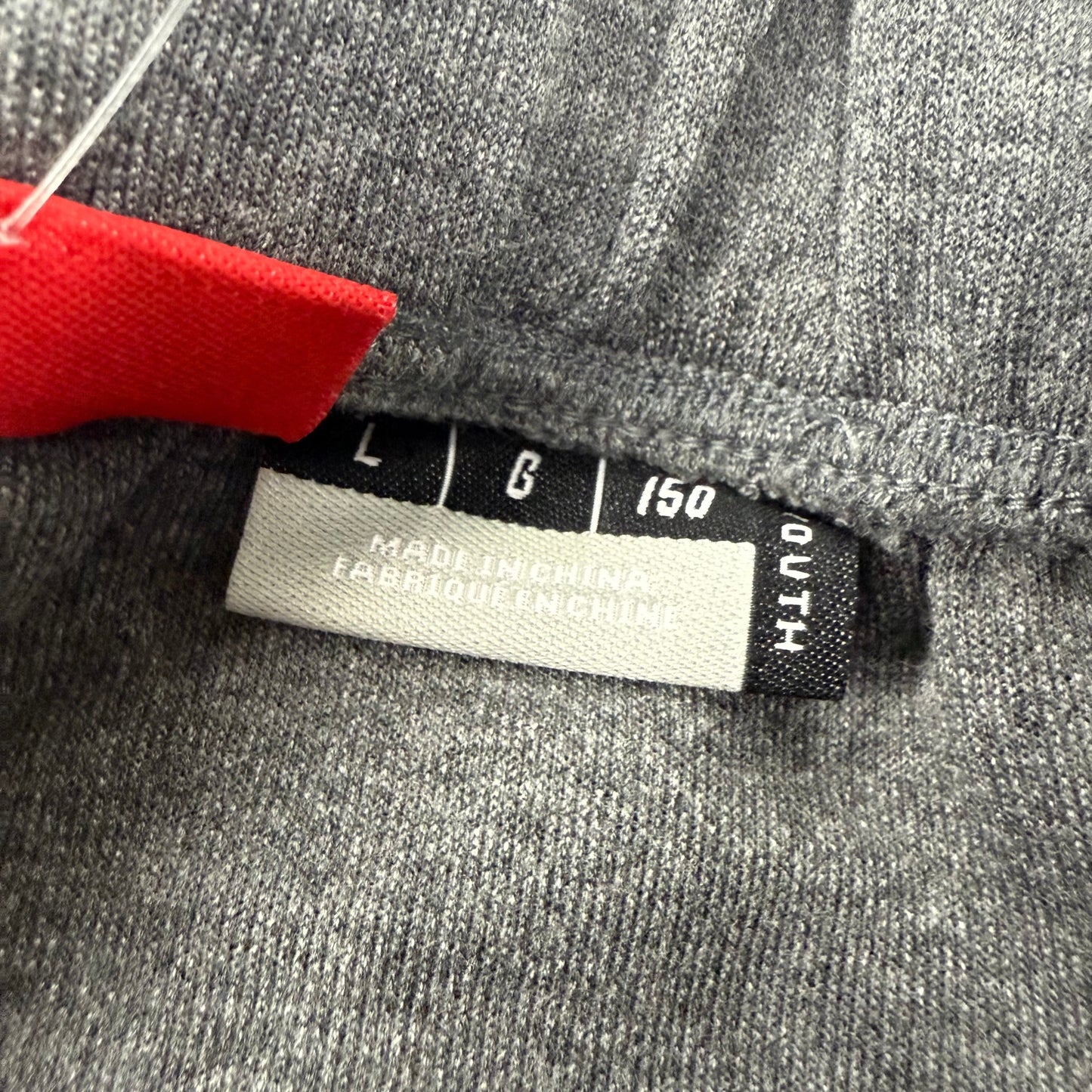 New Dark Grey CCM Youth Premium Tapered Fleece Pant | Youth L | #191520015626