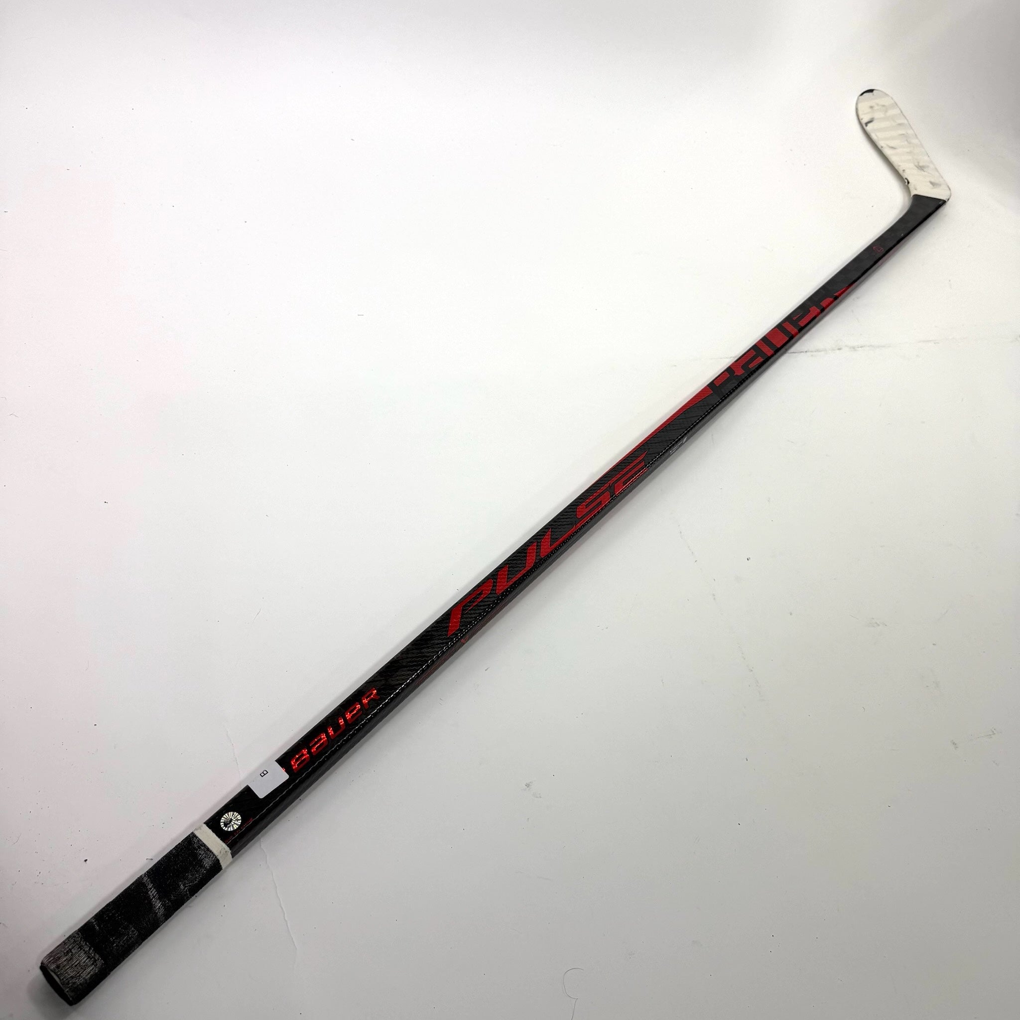 Used Left Red Bauer Pulse | 87 Flex P28 Curve Grip | Matt Gryzelcyk | BH142 - Top Flight Hockey