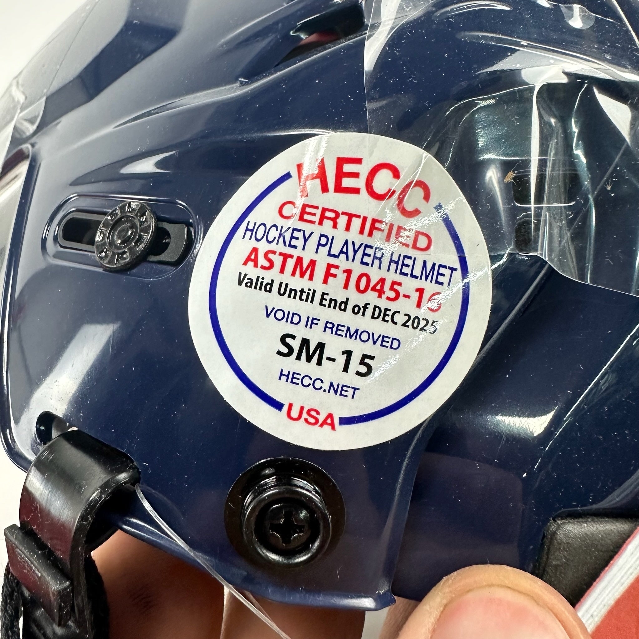 Brand New Small Navy Blue CCM Resistance Helmet