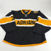 Black Adrian College Game Jersey | Size 58 Goalie | #35