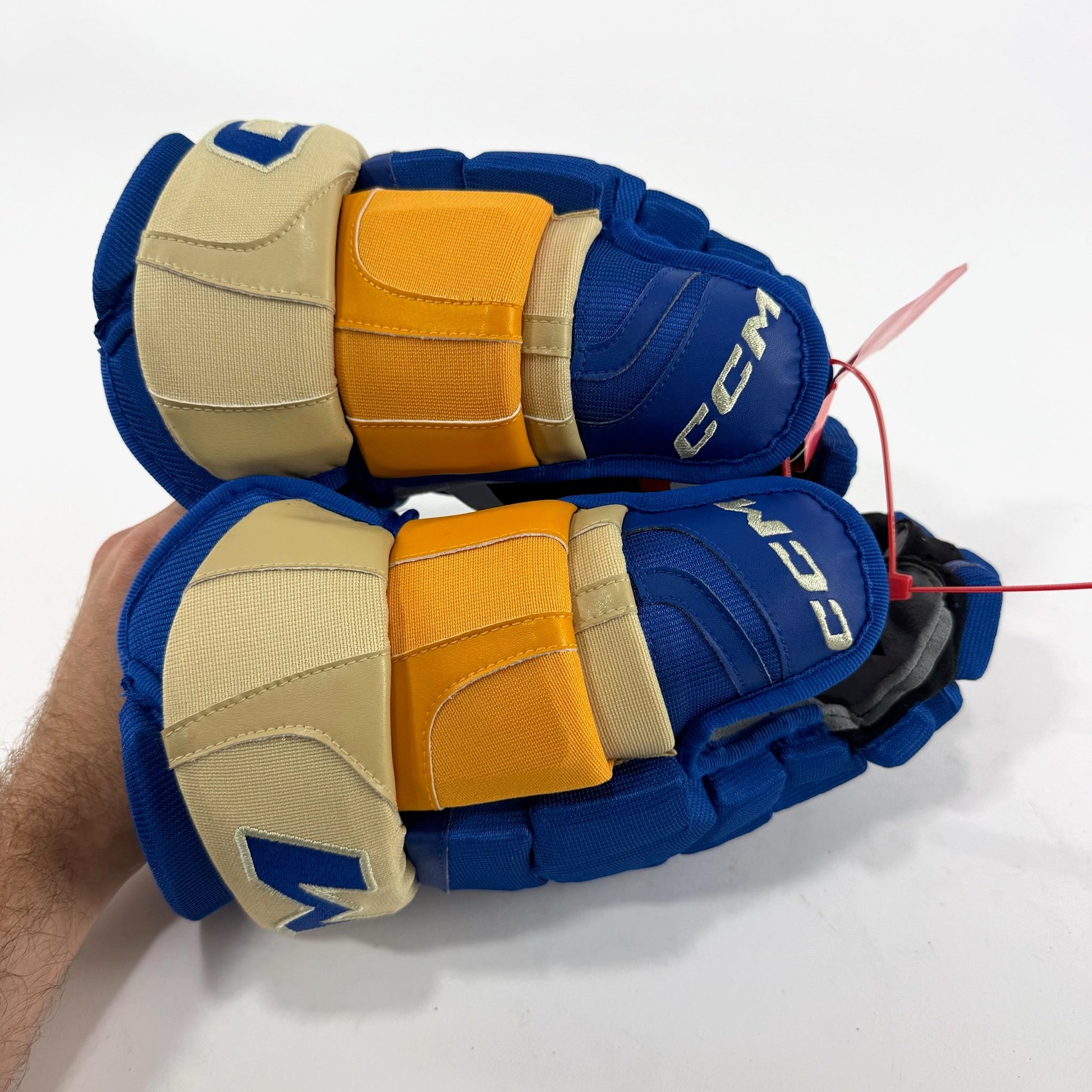 New STL Blues Heritage CCM HGCL Pro Gloves | 13" | Perunovic | D135 - Top Flight Hockey