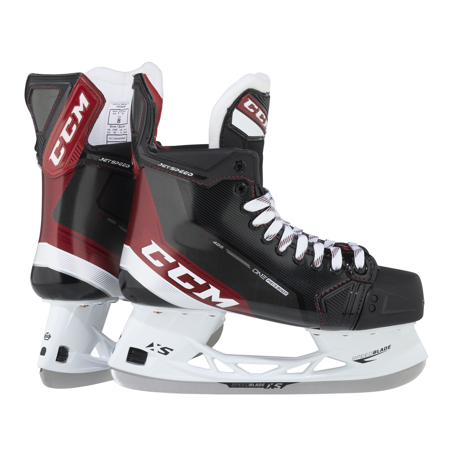 New Intermediate CCM JetSpeed FT485 Hockey Skates D&R (Regular) Retail Size 6 - Top Flight Hockey