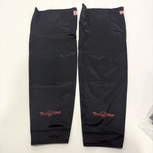 Brand New Black Tidal Wave Practice Socks - Senior XL