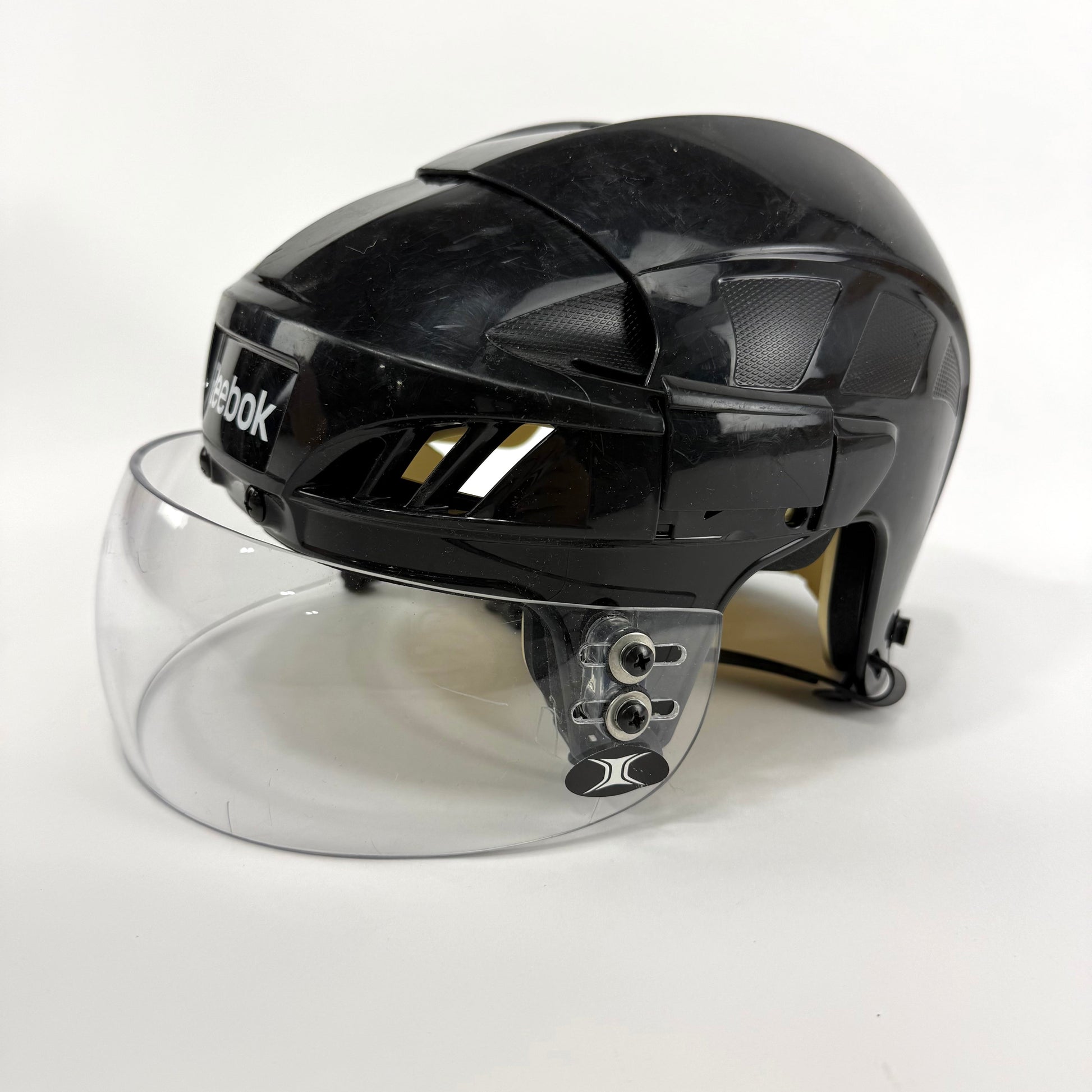 Used Black Reebok 4K Helmet With Visor | Small | L289 - Top Flight Hockey