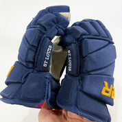 Used Navy STL Blues Bauer Vapor 2x Pro Gloves | 14" | D139 - Top Flight Hockey