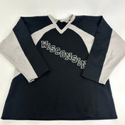 Used Black Wisconsin Practice Jersey | Senior Large | K290