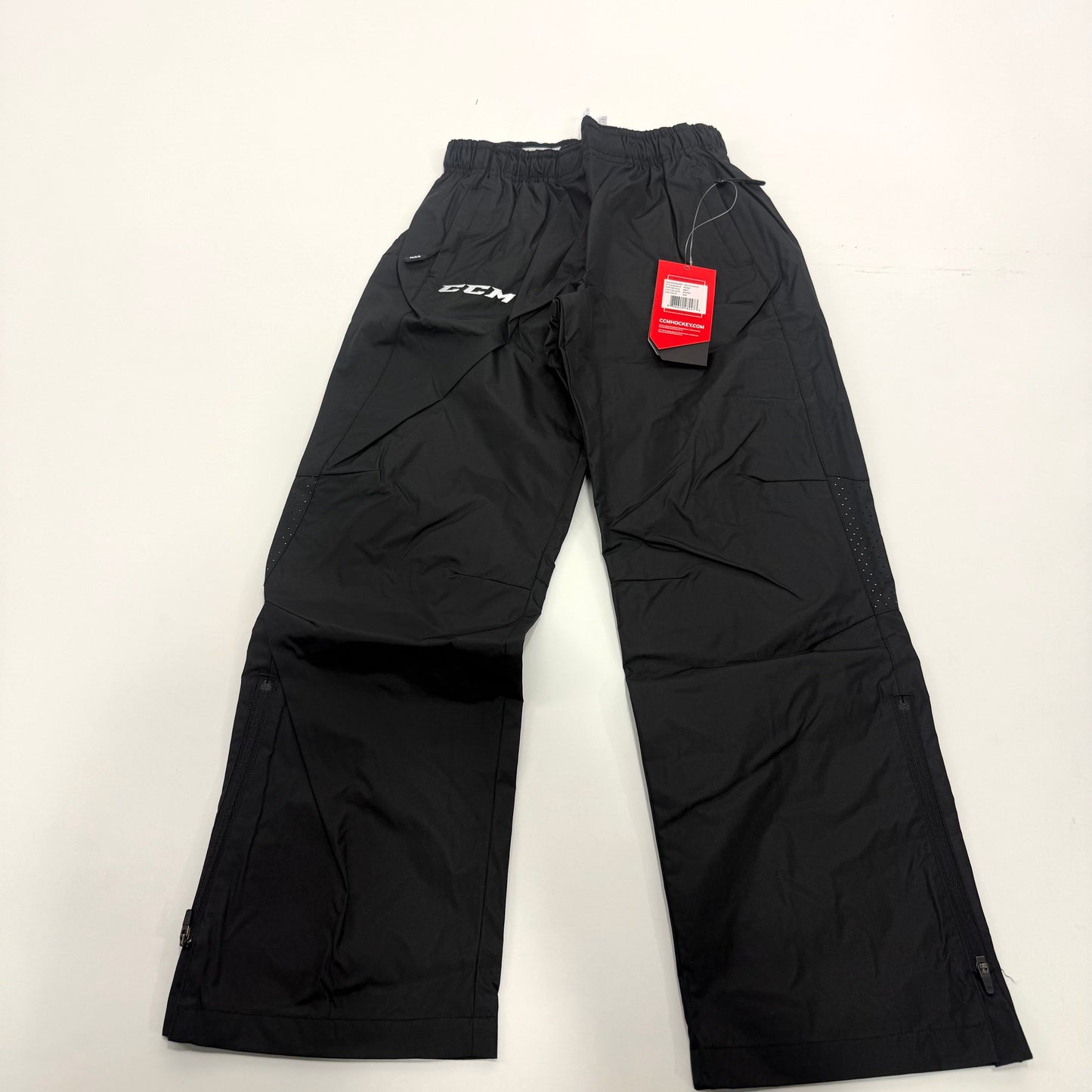 New Black CCM Youth Premium Hockey Warm Up Pant | Youth M | #888600282473