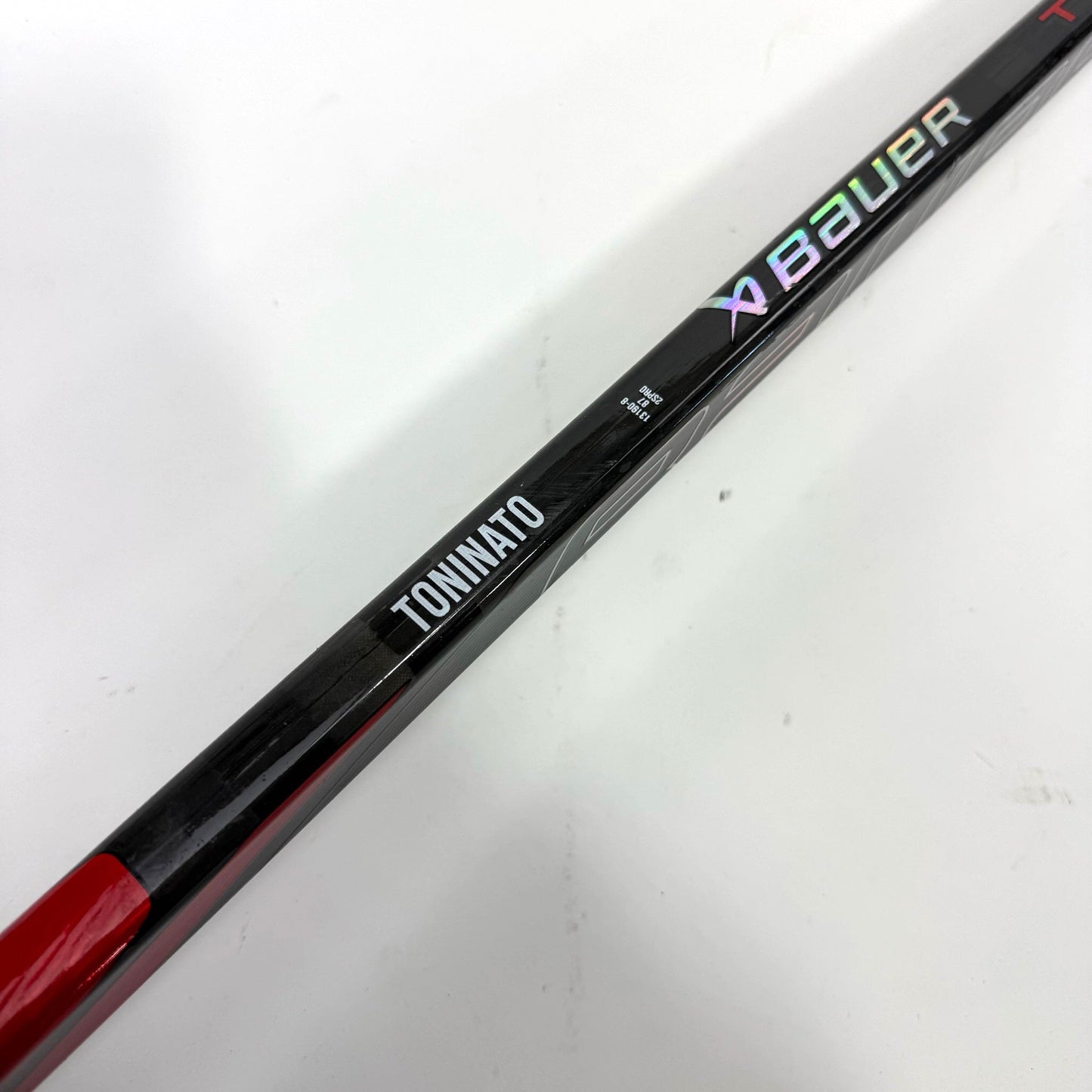 Used Left Red Bauer Nexus Tracer | 87 Flex Custom P88 Curve Grip | Toninato | BH149