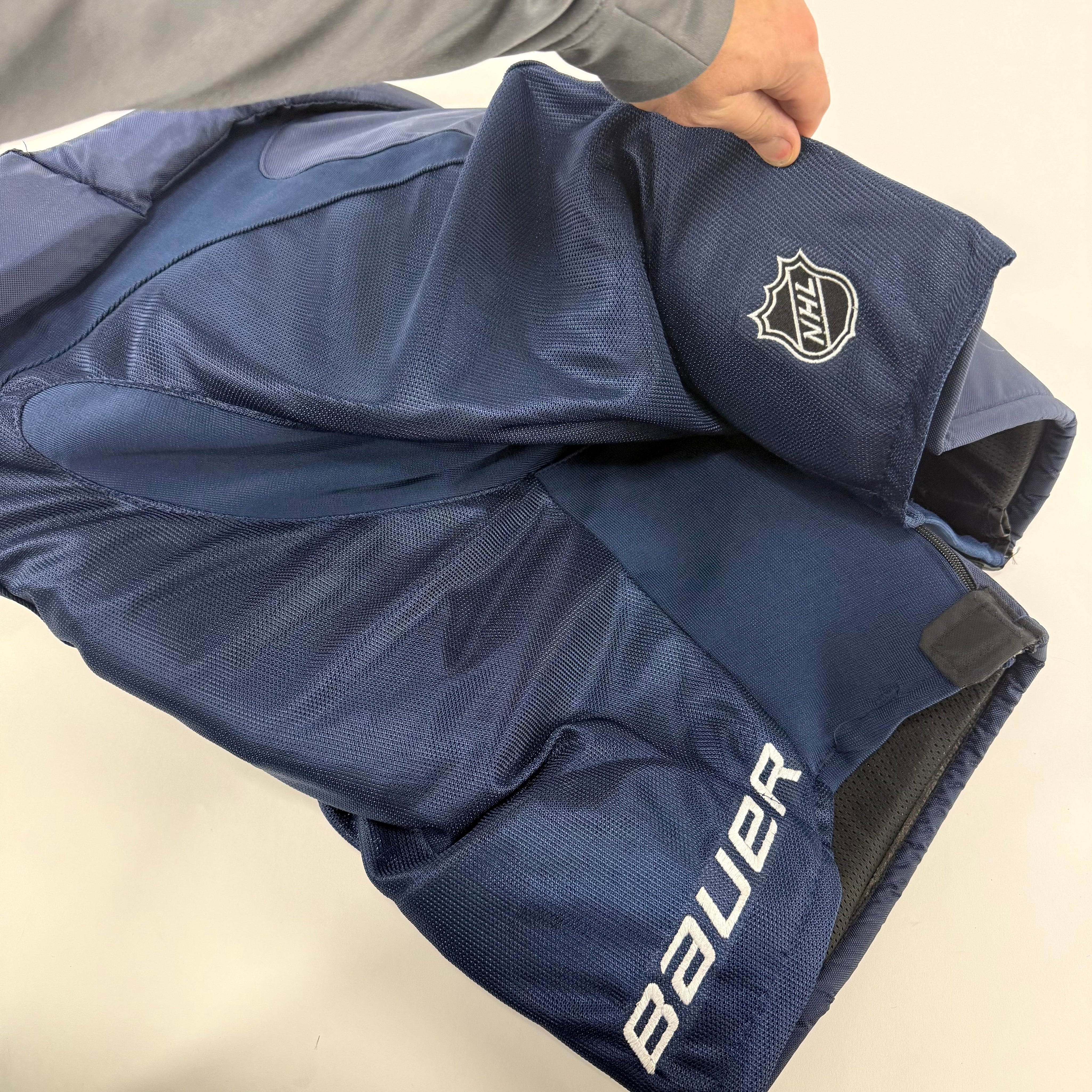 New Navy Bauer Vapor Pro Pants | XL | Stl Blues | U147 - Top Flight Hockey